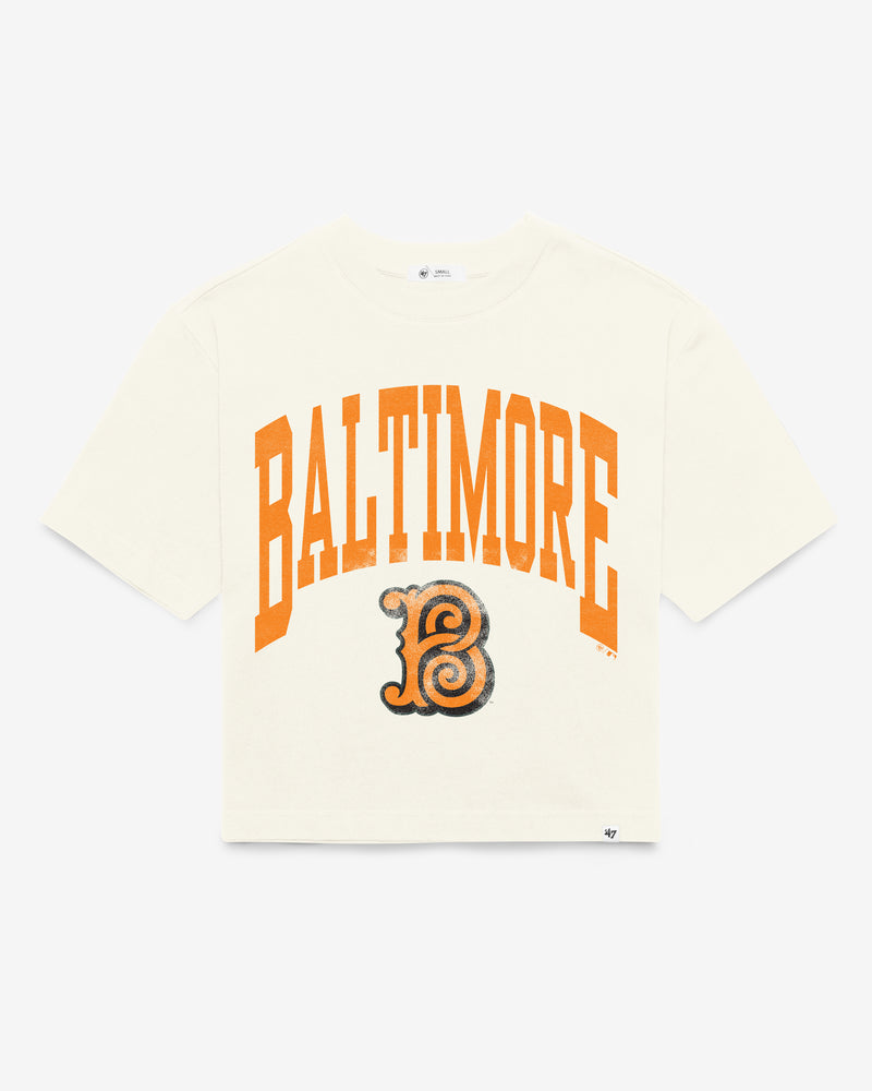 BALTIMORE ORIOLES CITY CONNECT SHALE '47 REED CITY TEE WOMENS