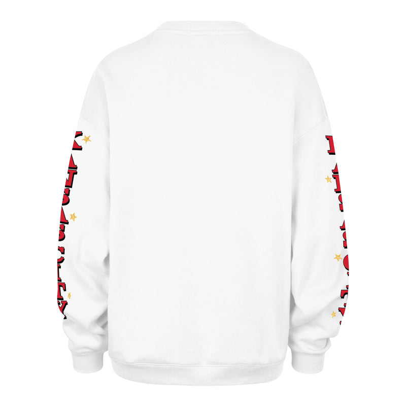KANSAS CITY CHIEFS THUNDEROUS '47 WOMEN'S OVERSIZED CREW