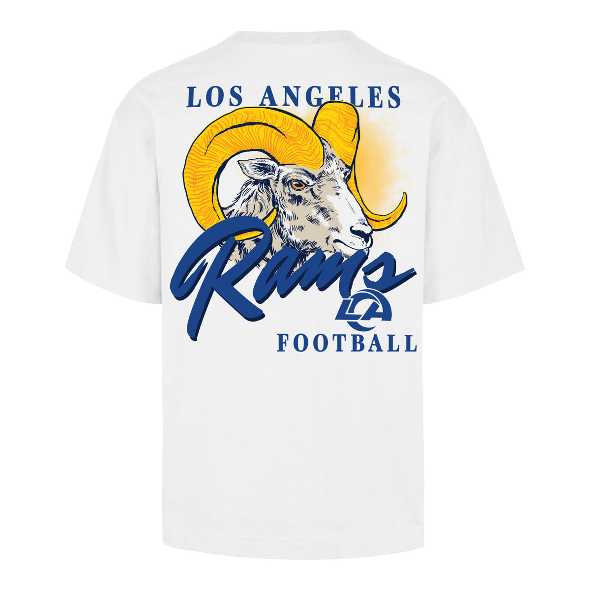 LOS ANGELES RAMS BACKER SCRIPT ILLUSTRATED '47 FOUNDATION TEE