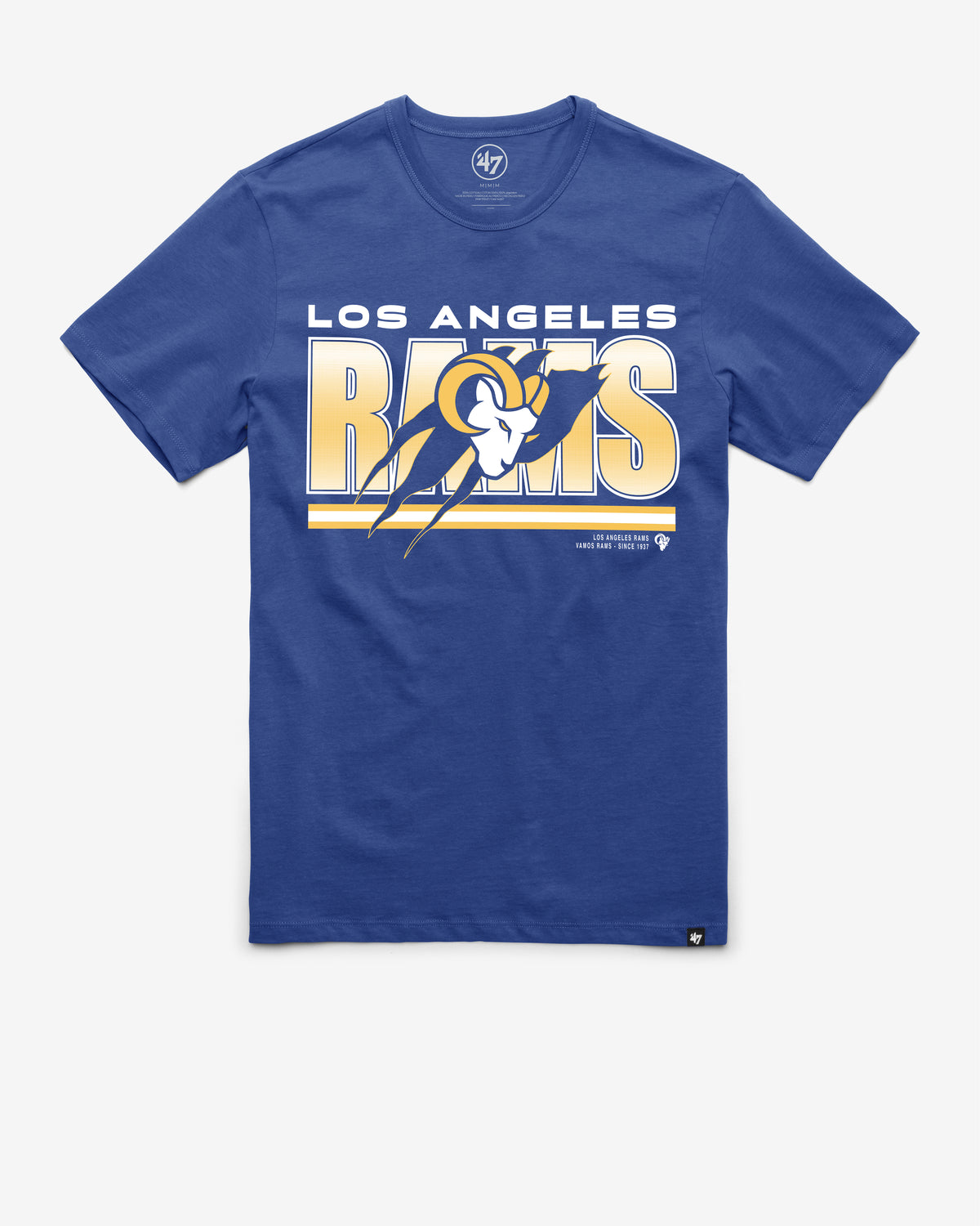 LOS ANGELES RAMS TEAM THUNDER RIP '47 FRANKLIN TEE