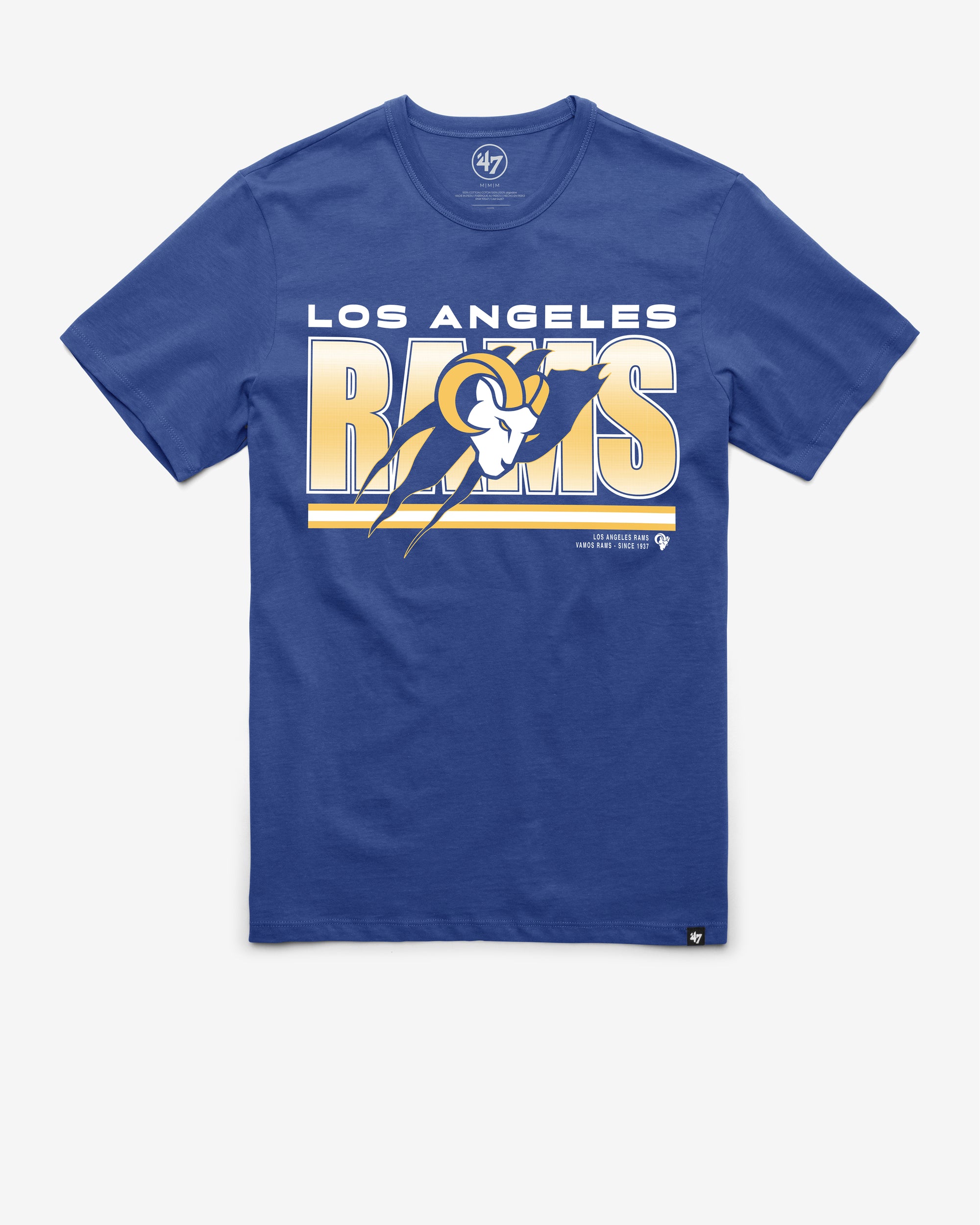 LOS ANGELES RAMS TEAM THUNDER RIP '47 FRANKLIN TEE