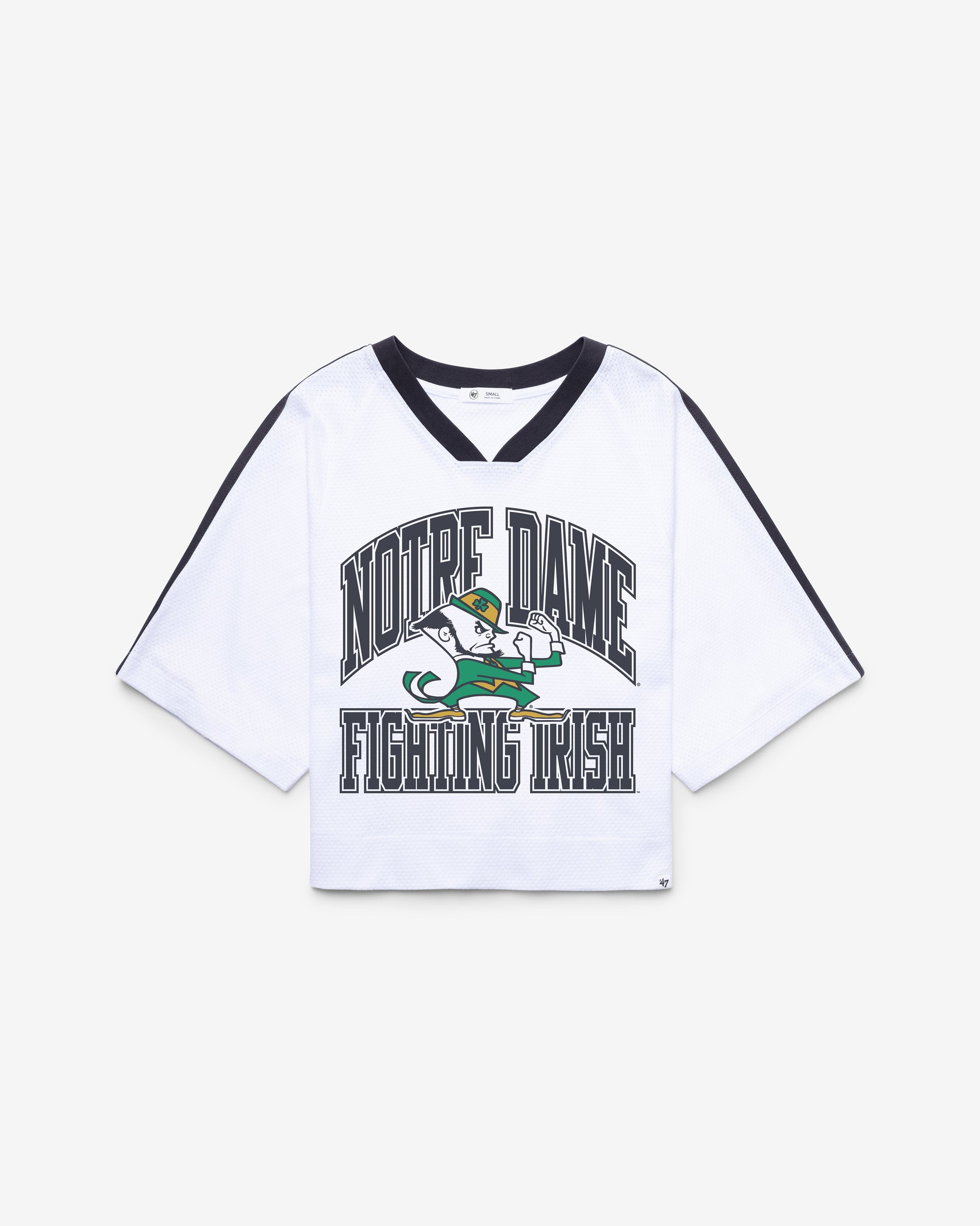 NOTRE DAME FIGHTING IRISH BIG OVERARCH '47 WOMEN'S DROP NEEDLE RAGLAN JERSEY