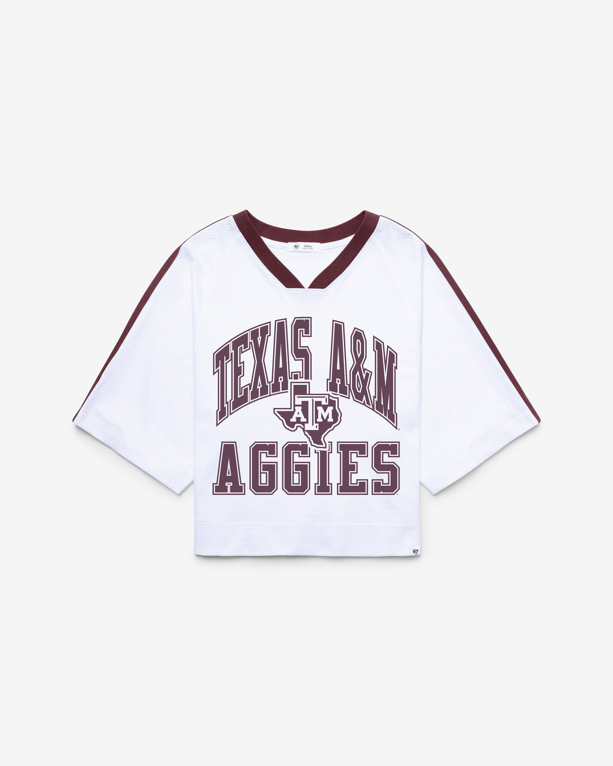TEXAS A&M AGGIES BIG OVERARCH '47 WOMEN'S DROP NEEDLE RAGLAN JERSEY
