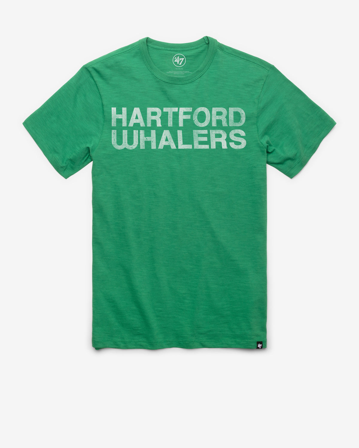 HARTFORD WHALERS VINTAGE GRIT WORDMARK '47 SCRUM TEE