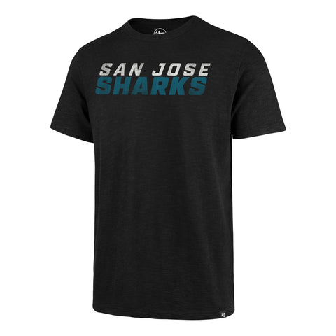 SAN JOSE SHARKS GRIT WORDMARK '47 SCRUM TEE