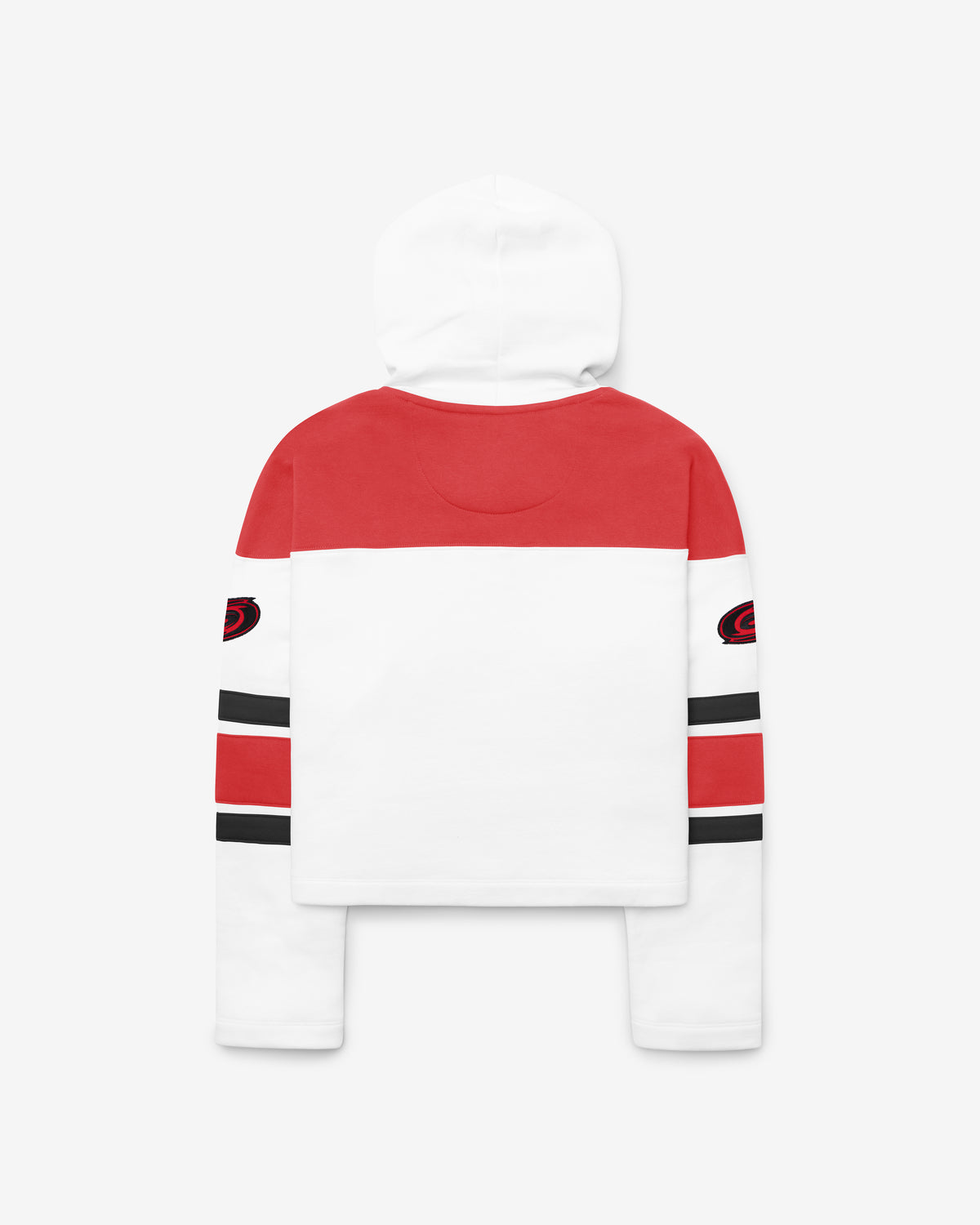 CAROLINA HURRICANES CUT THRU CROPPED '47 WOMEN'S SUPERIOR LACER HOOD