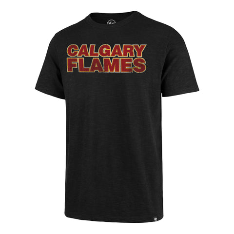 CALGARY FLAMES GRIT WORDMARK '47 SCRUM TEE
