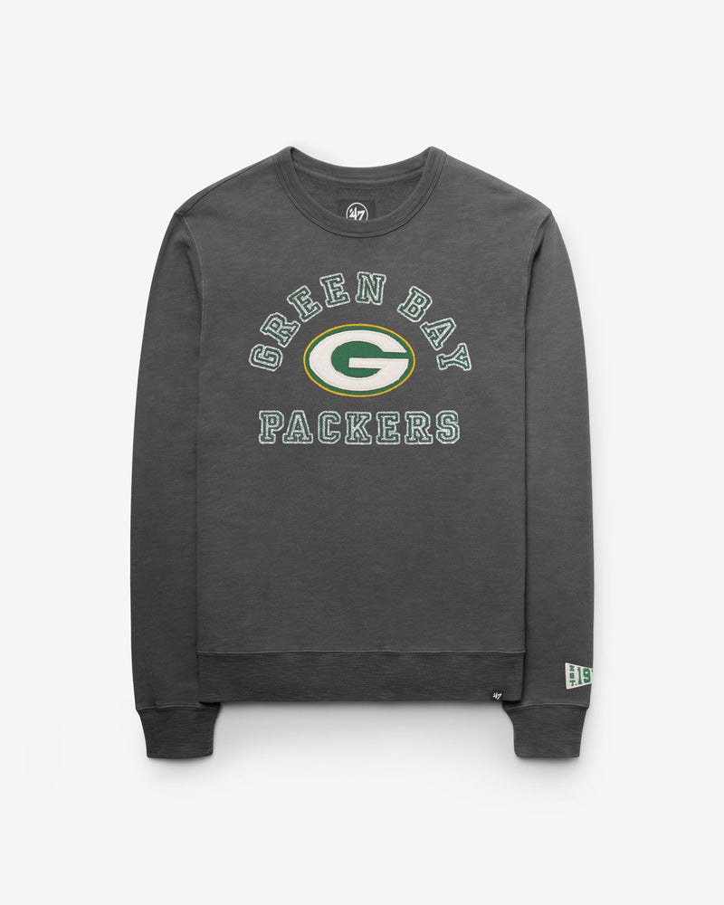 GREEN BAY PACKERS CALDERWOOD WELL WORN '47 FRENCH TERRY CREW