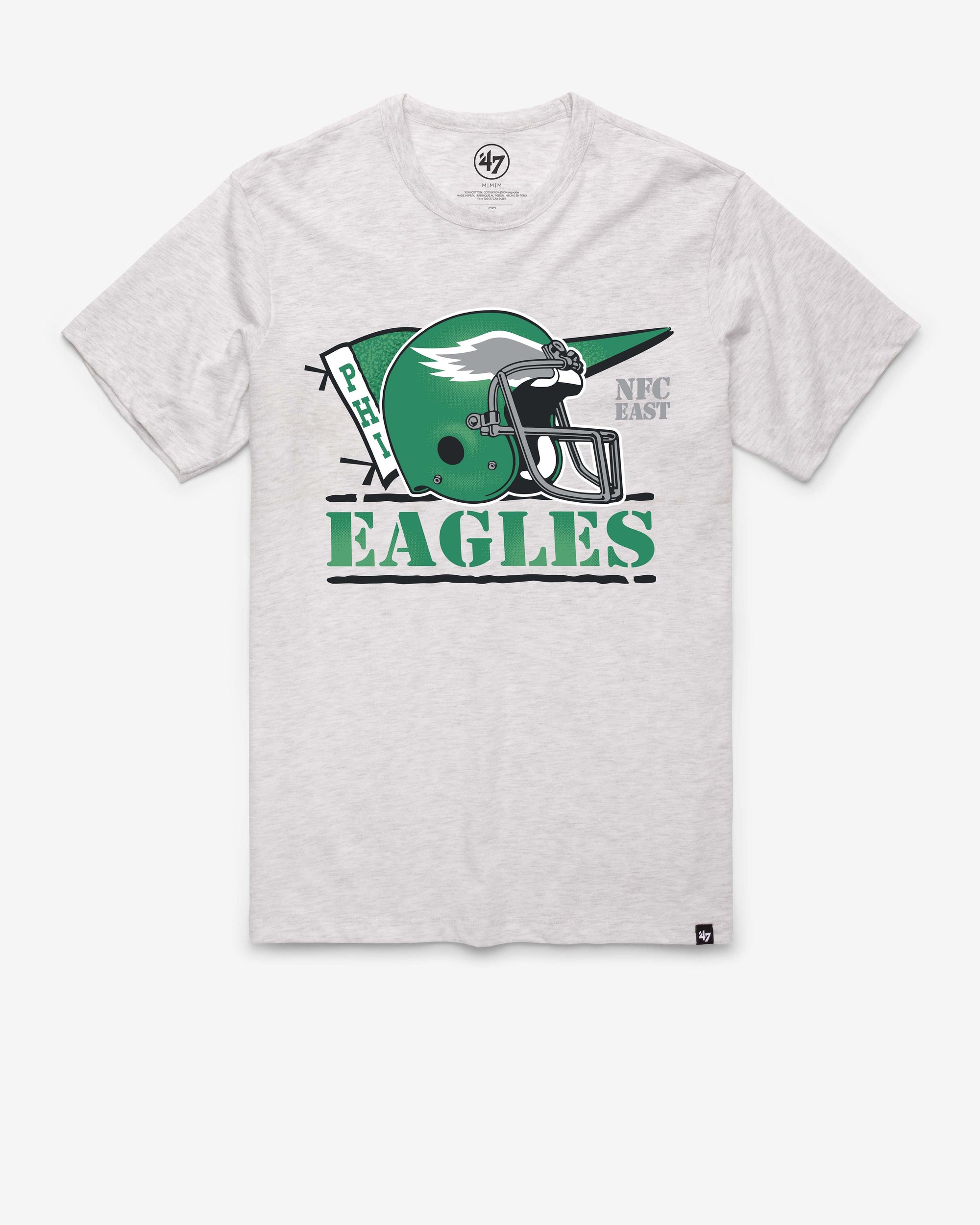 PHILADELPHIA EAGLES HISTORIC MOTION FIELD '47 FRANKLIN TEE