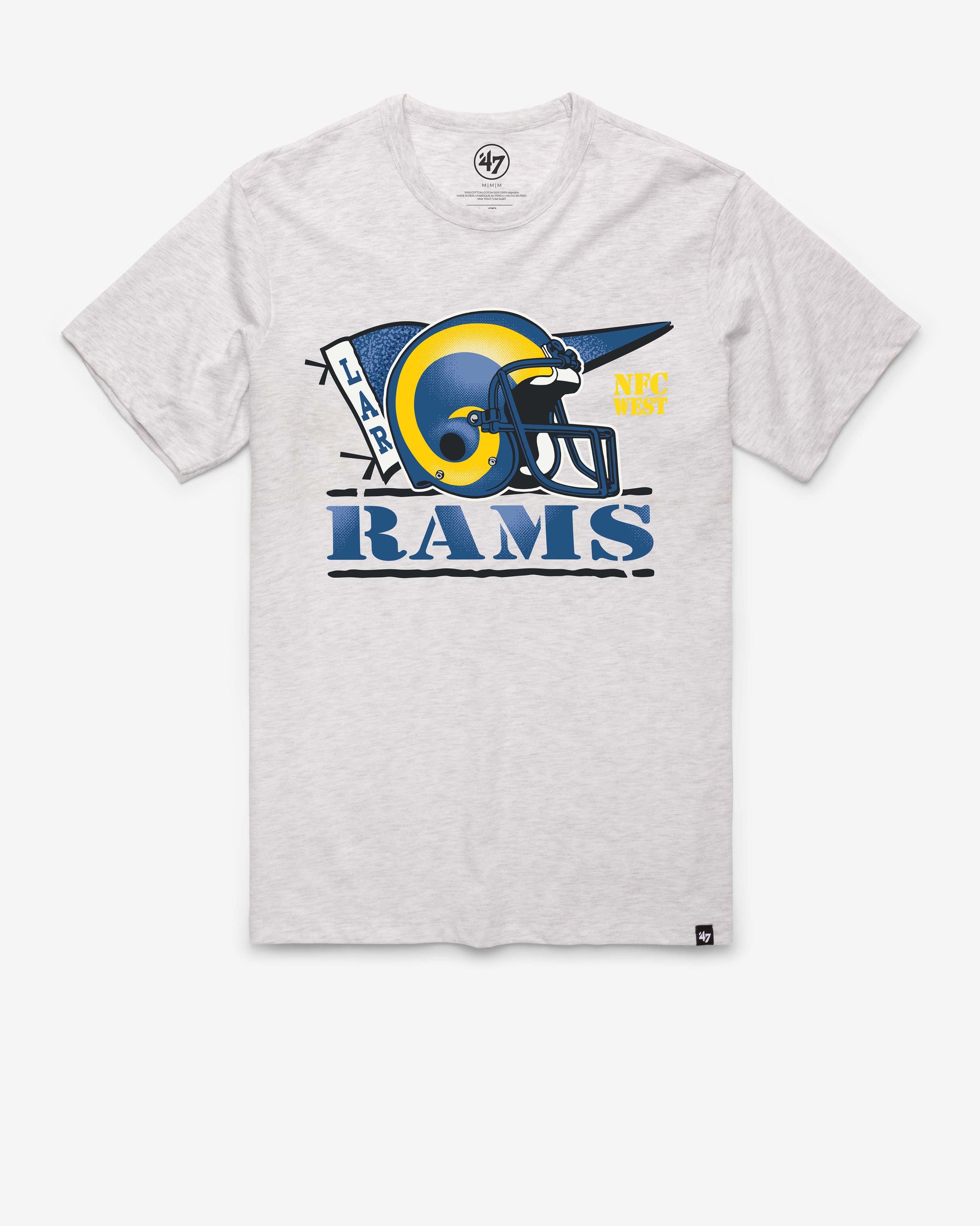 LOS ANGELES RAMS HISTORIC MOTION FIELD '47 FRANKLIN TEE
