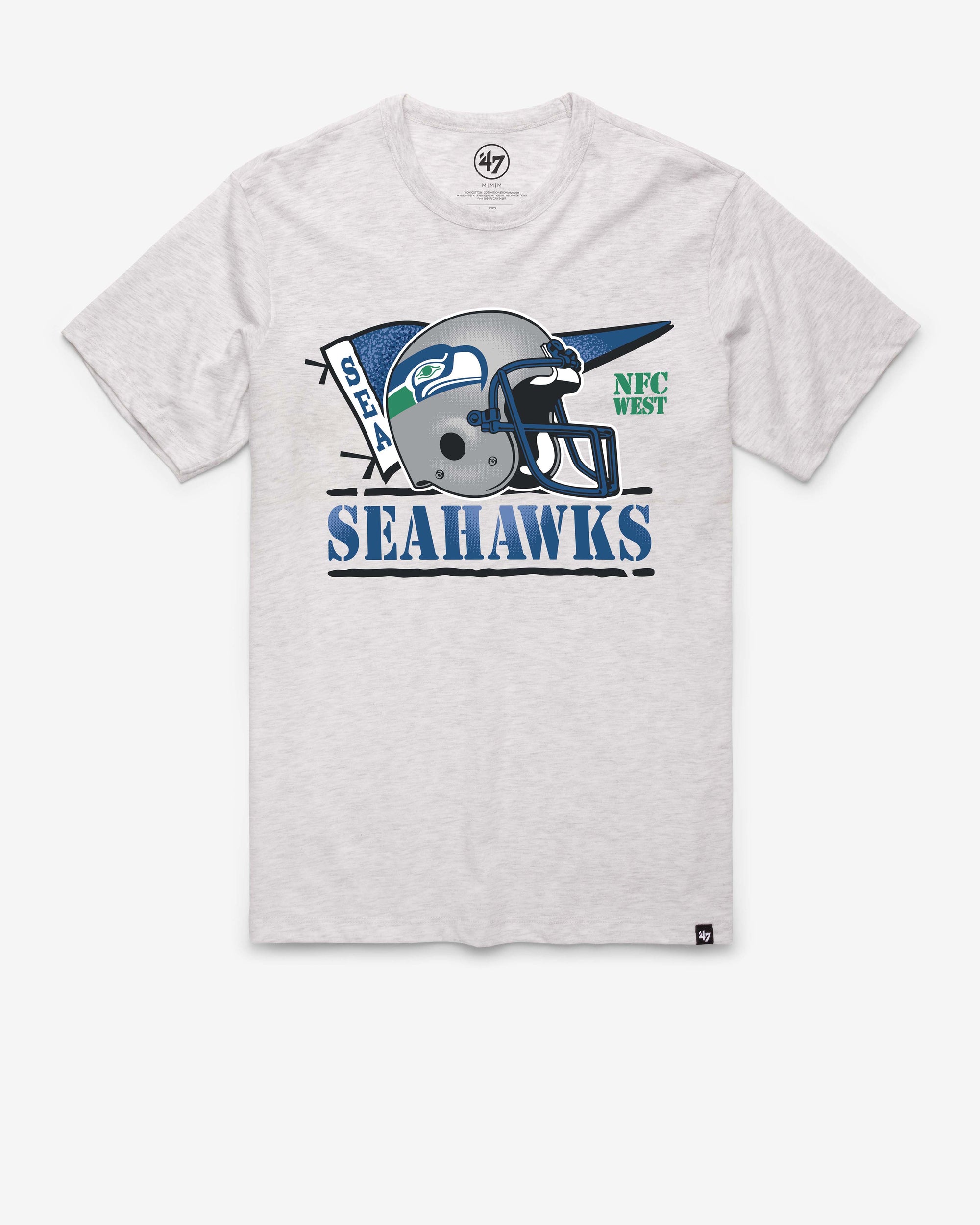 SEATTLE SEAHAWKS HISTORIC MOTION FIELD '47 FRANKLIN TEE