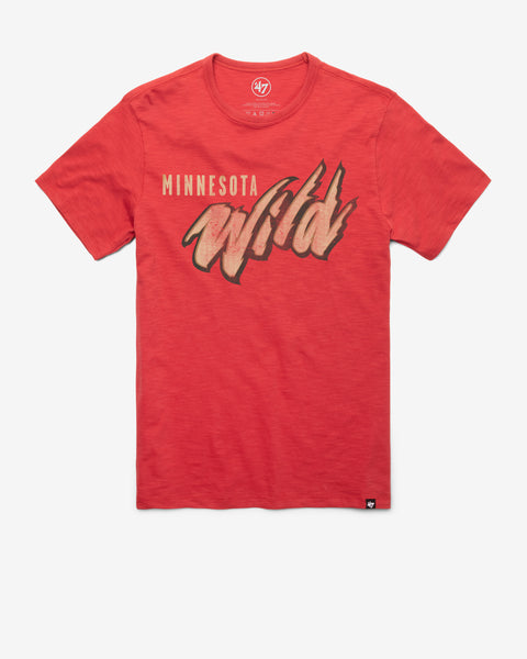 MINNESOTA WILD GRIT WORDMARK '47 SCRUM TEE
