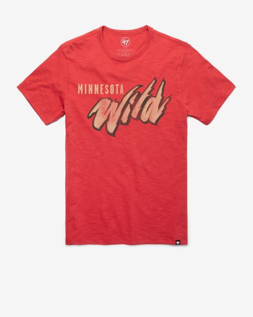 MINNESOTA WILD GRIT WORDMARK '47 SCRUM TEE