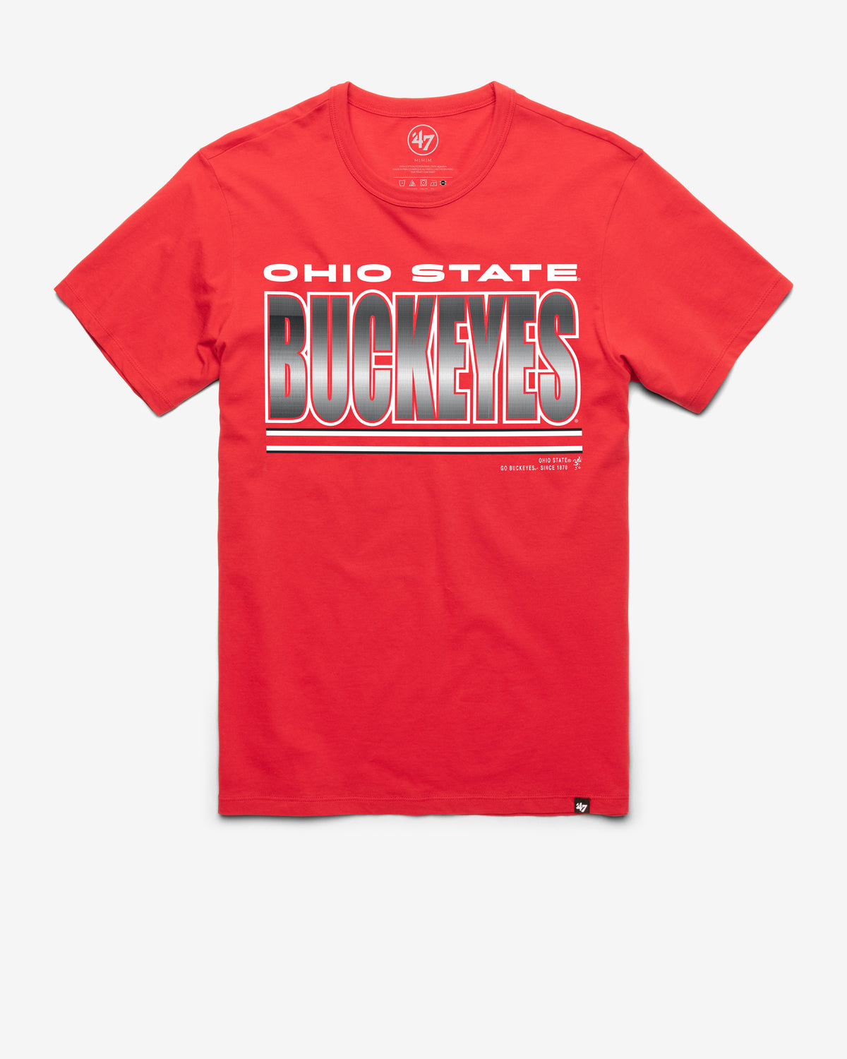 OHIO STATE BUCKEYES VINTAGE '47 THUNDER RIP FRANKLIN TEE
