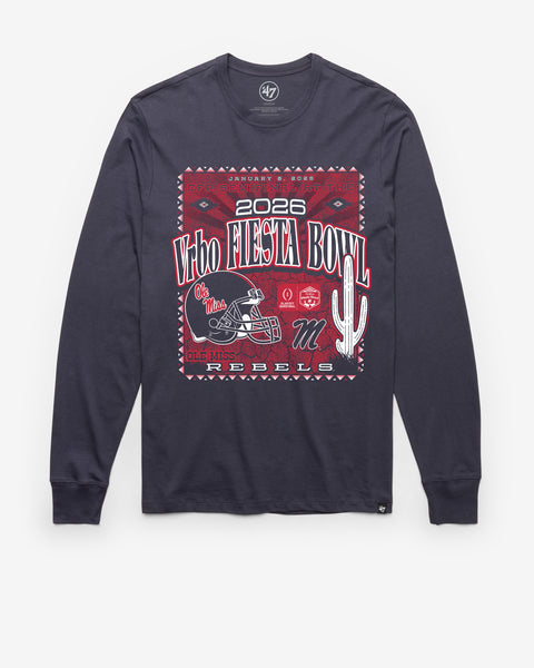 MISSISSIPPI REBELS FIESTA BOWL '47 FRANKLIN LONG SLEEVE TEE