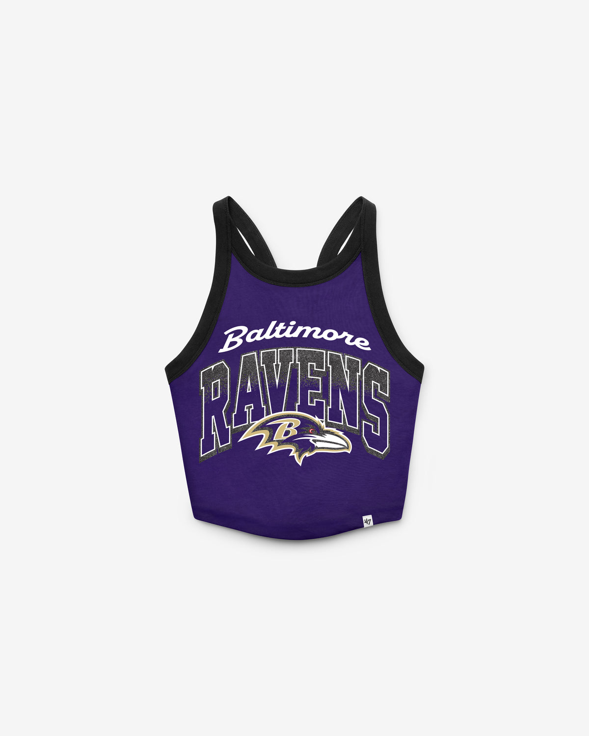 BALTIMORE RAVENS SHIMMER SHADOW '47 WOMEN'S SPORTY TANK