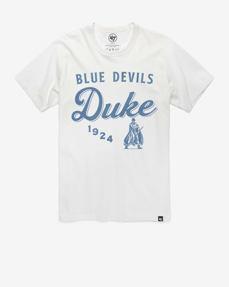 DUKE BLUE DEVILS DIAG SCRIPT '47 FRANKLIN TEE