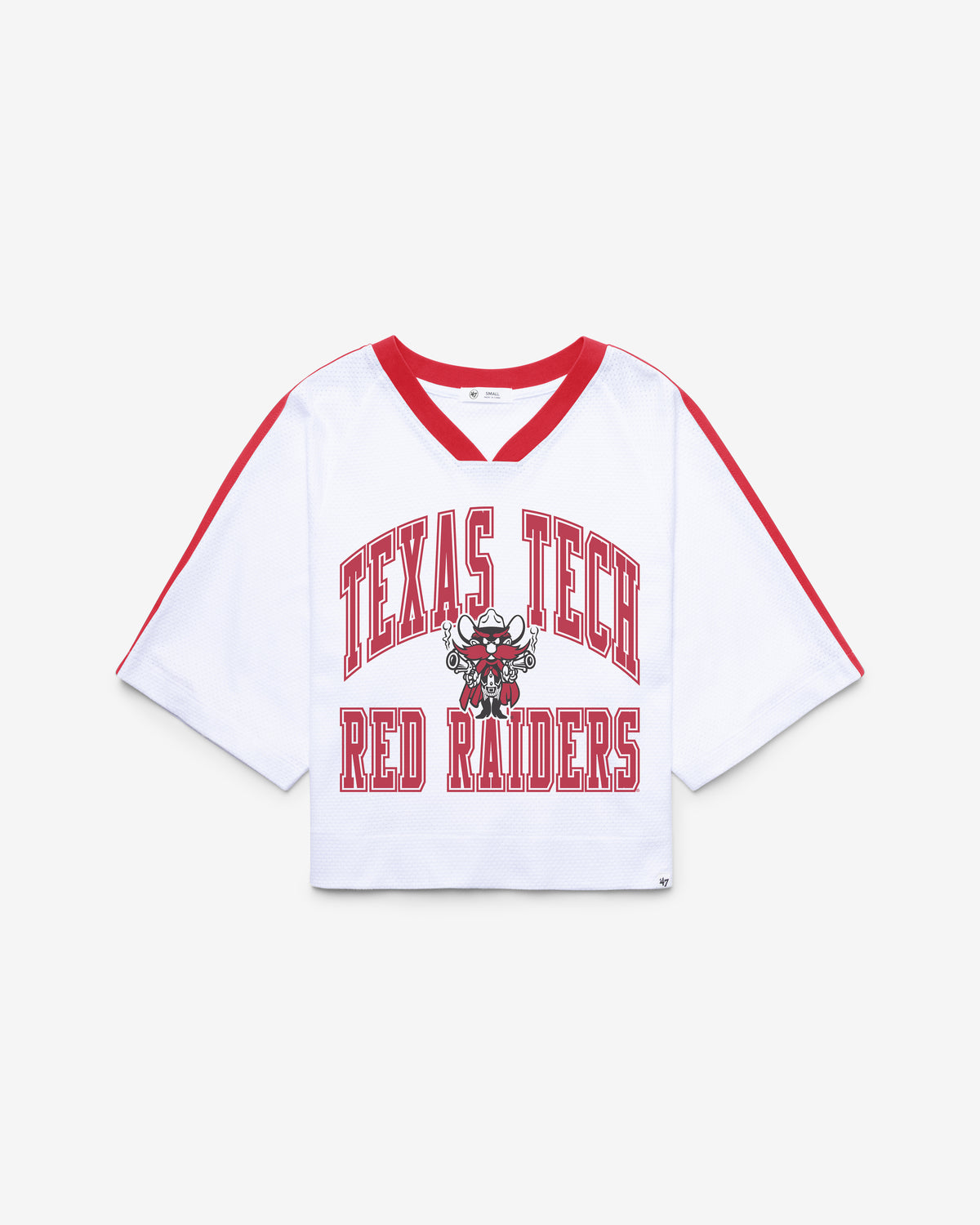 TEXAS TECH RED RAIDERS BIG OVERARCH '47 WOMEN'S DROP NEEDLE RAGLAN JERSEY