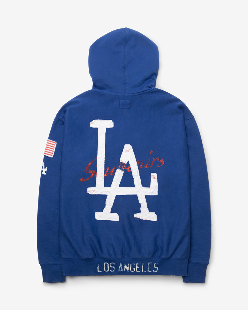 LOS ANGELES DODGERS COOPERSTOWN FIRST NINE DISTRESS '47 FULL ZIP HOOD