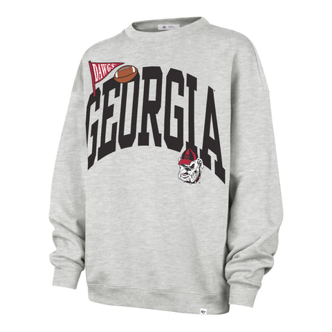 GEORGIA BULLDOGS ARCHED ICON '47 OVERSIZED CREW WOMENS