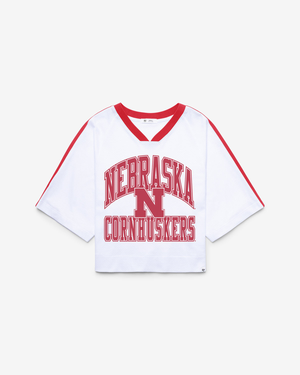NEBRASKA CORNHUSKERS BIG OVERARCH '47 WOMEN'S DROP NEEDLE RAGLAN JERSEY