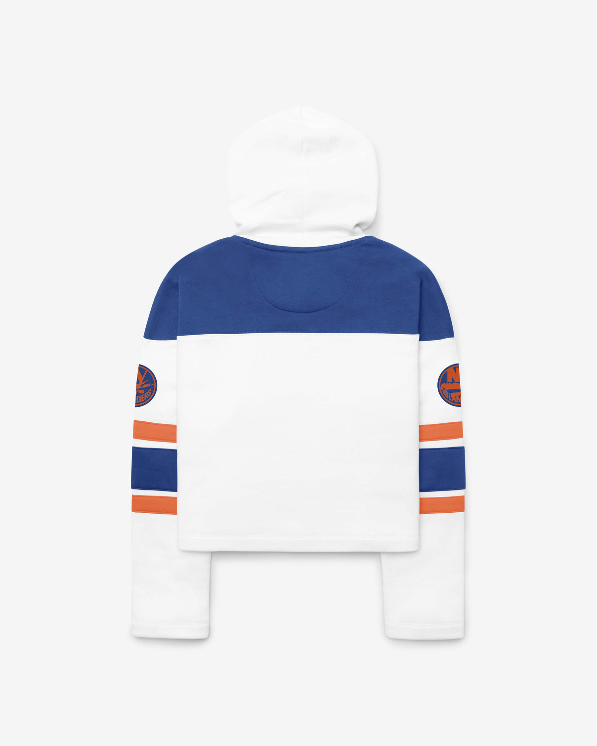 NEW YORK ISLANDERS CUT THRU CROPPED '47 WOMEN'S SUPERIOR LACER HOOD