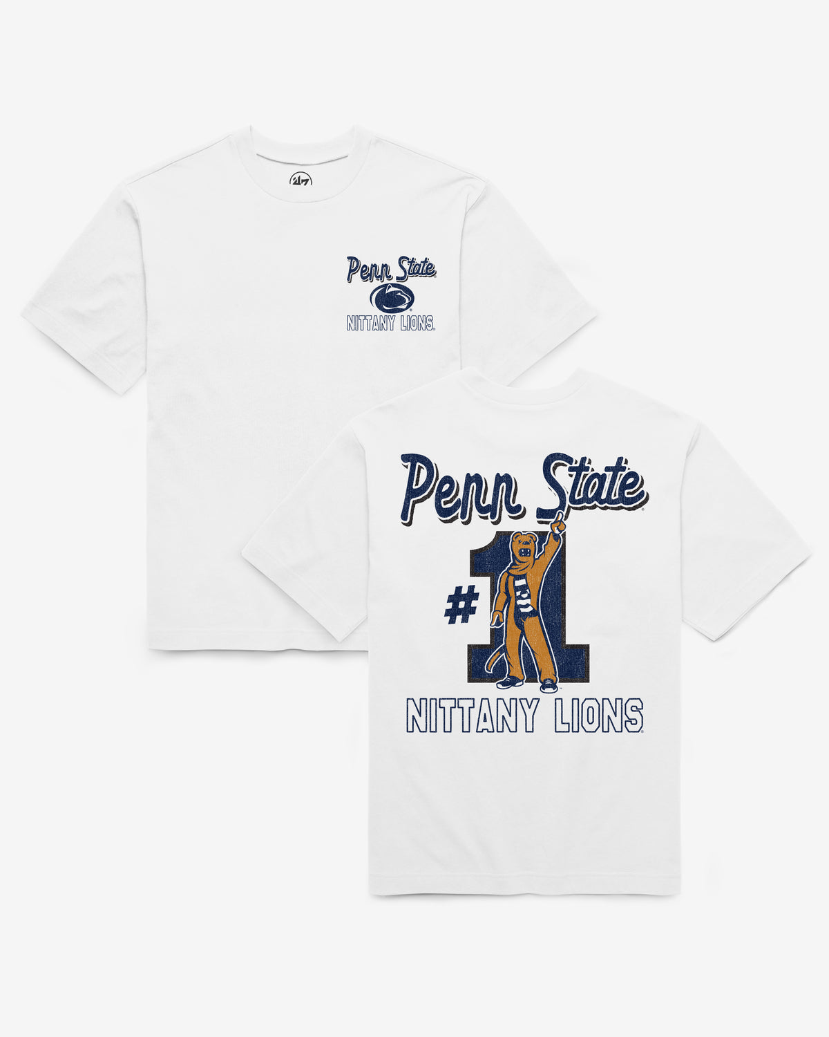 PENN STATE NITTANY LIONS CAMPUS MASCOTS BACKER '47 FOUNDATION TEE