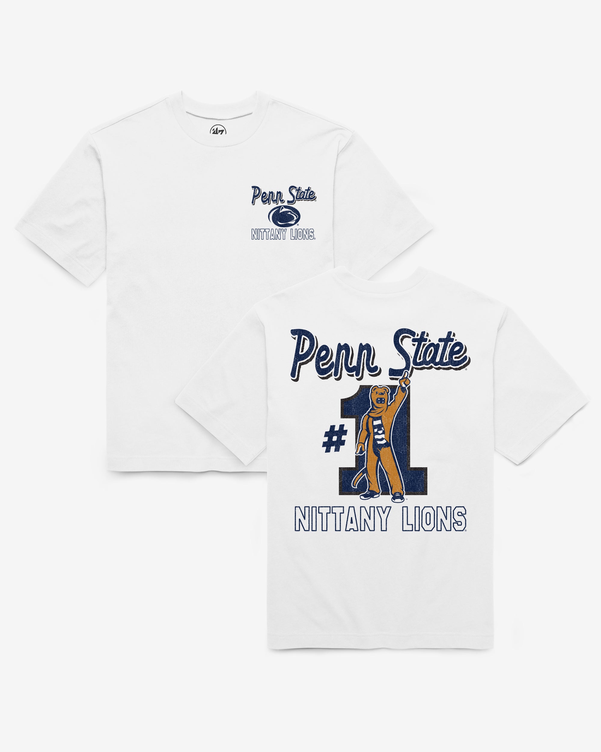 PENN STATE NITTANY LIONS CAMPUS MASCOTS BACKER '47 FOUNDATION TEE