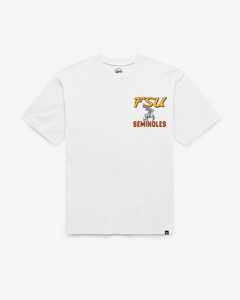 FLORIDA STATE SEMINOLES VINTAGE CAMPUS MASCOT BACKER '47 FOUNDATION TEE