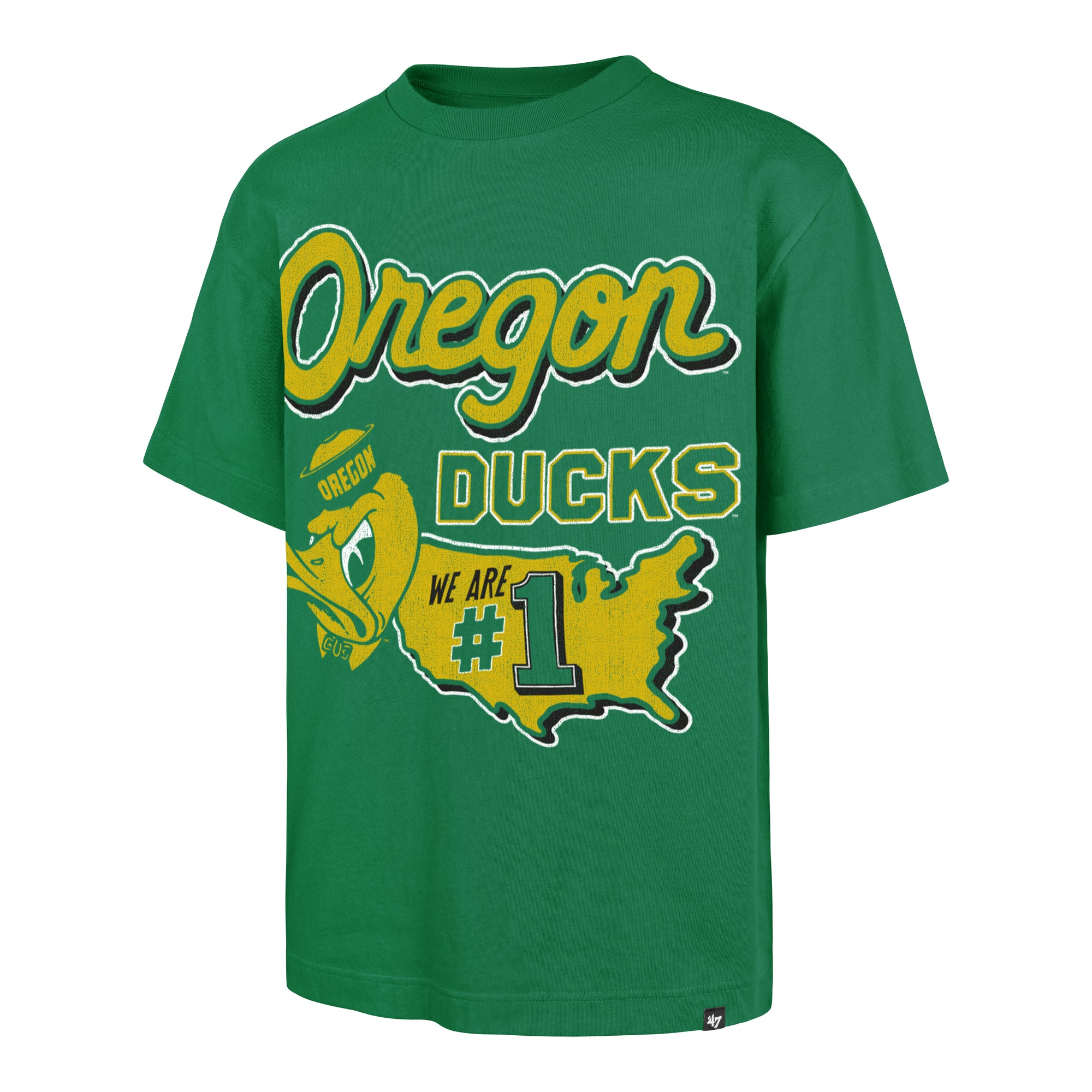 OREGON DUCKS VINTAGE MASCOT MANIA '47 FOUNDATION TEE