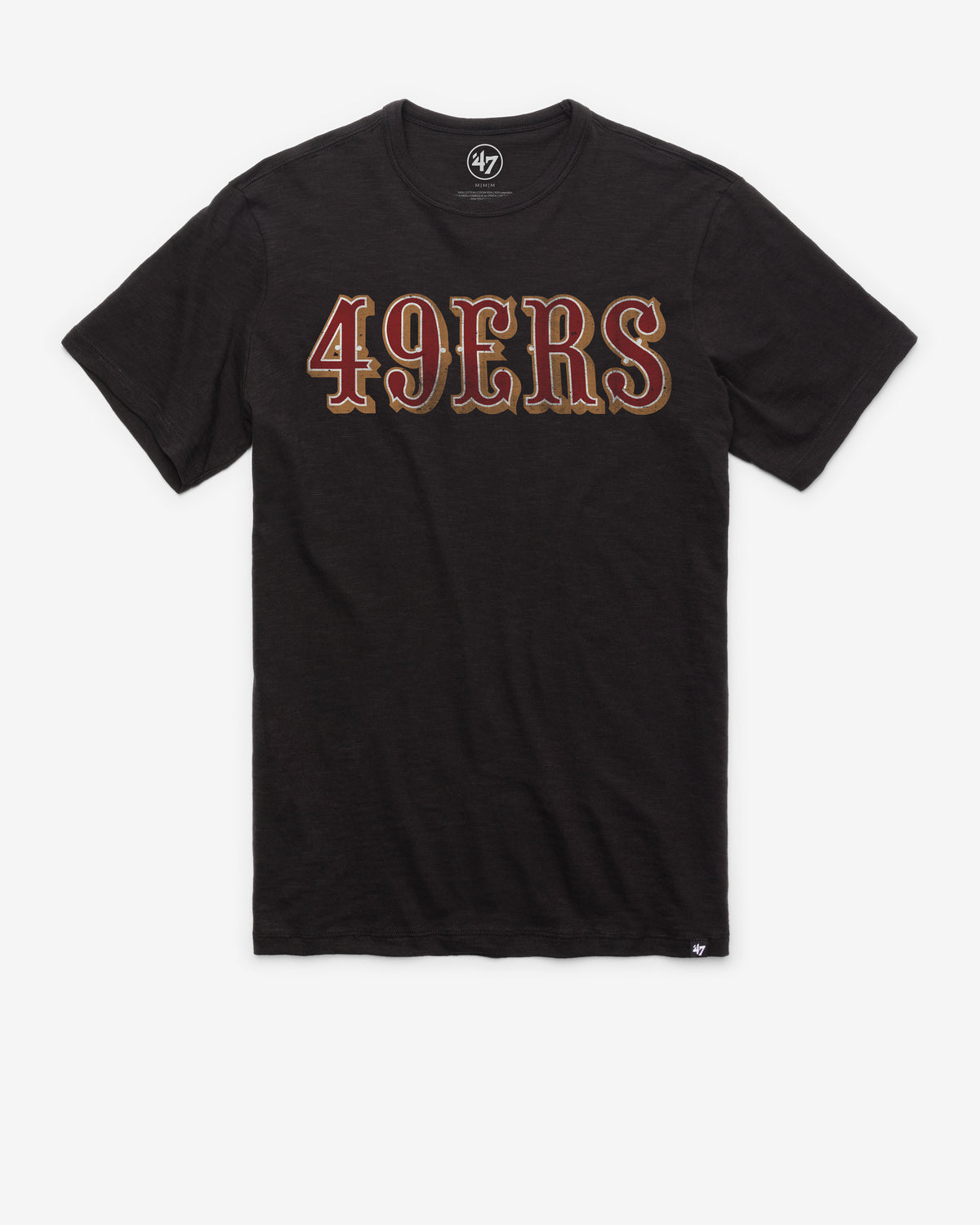SAN FRANCISCO 49ERS GRIT WORDMARK '47 SCRUM TEE