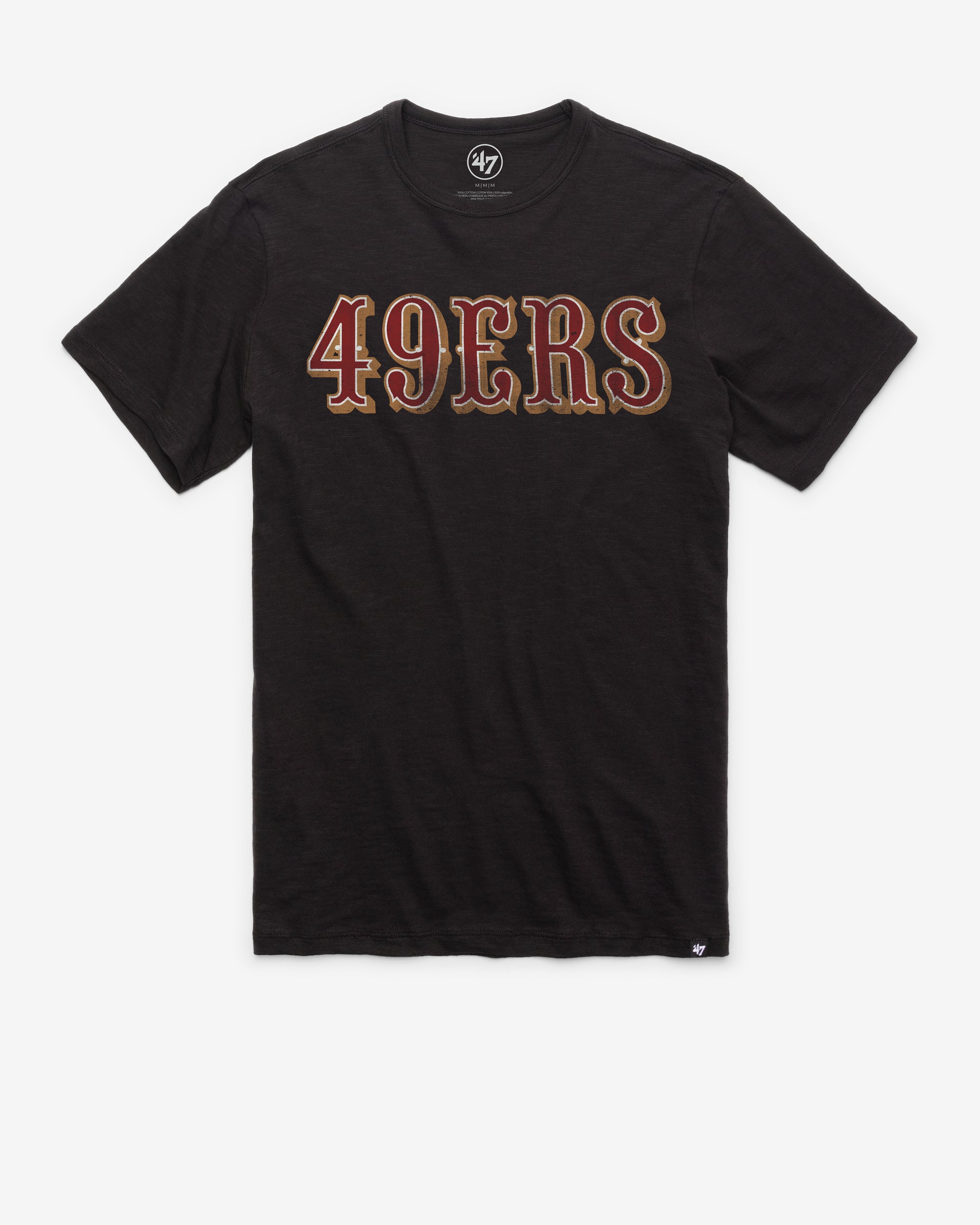 SAN FRANCISCO 49ERS GRIT WORDMARK '47 SCRUM TEE