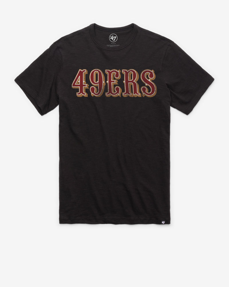 SAN FRANCISCO 49ERS GRIT WORDMARK '47 SCRUM TEE
