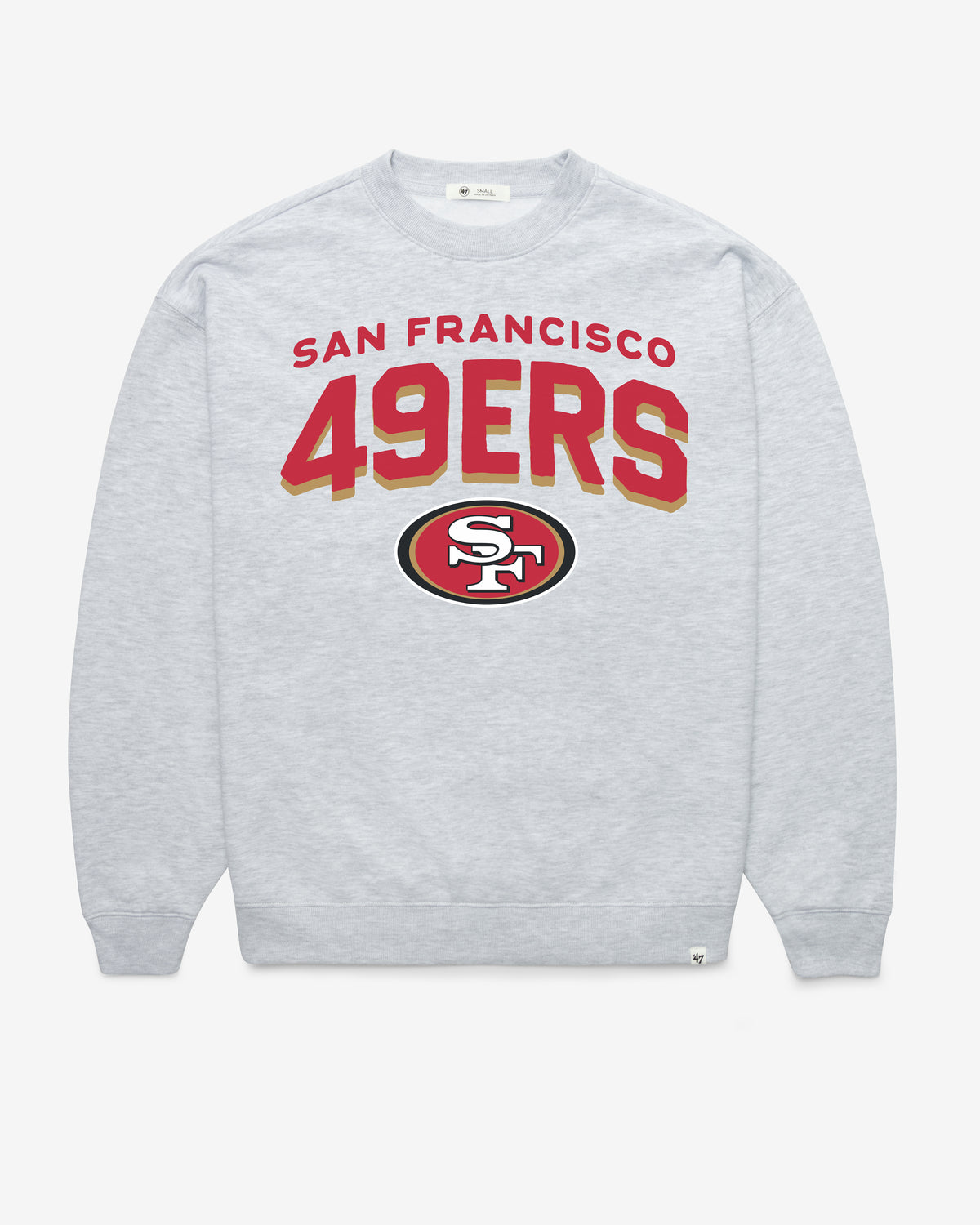 SAN FRANCISCO 49ERS CAMPUS ARCH CLOUD '47 OVERSIZED CREW WOMEN