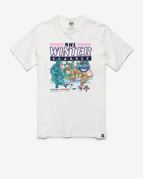 NEW YORK RANGERS X FLORIDA PANTHERS DUELING GRIT '47 SCRUM TEE