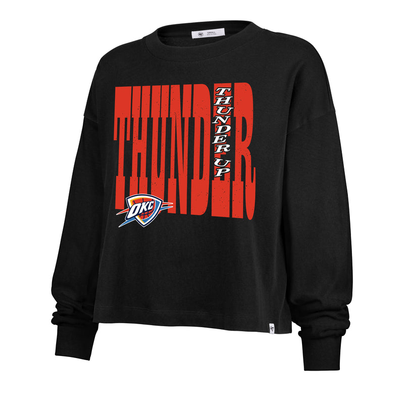 OKLAHOMA CITY THUNDER BOLD STACK '47 SYDNEY LONG SLEEVE TEE WOMENS