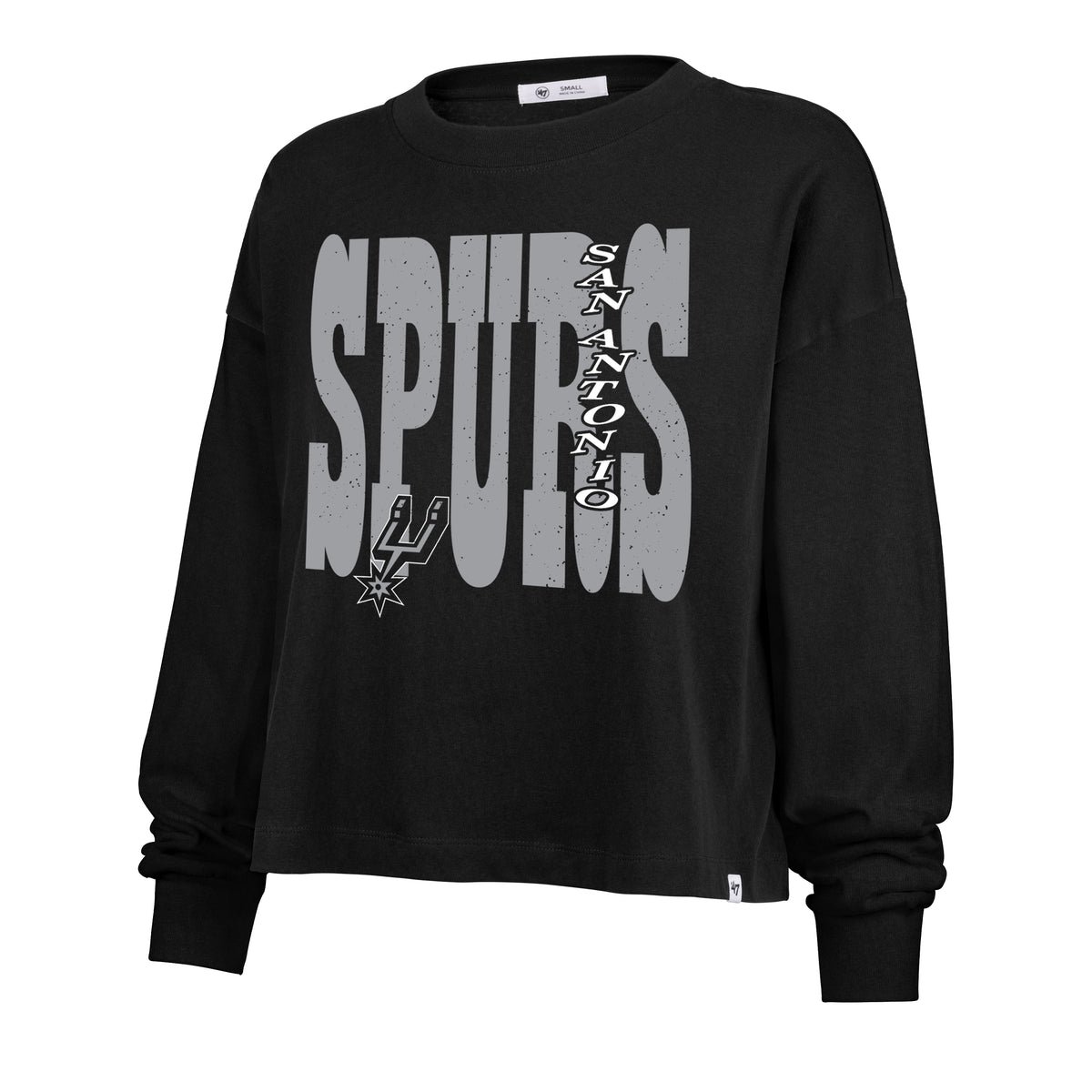 SAN ANTONIO SPURS BOLD STACK '47 SYDNEY LONG SLEEVE TEE WOMENS