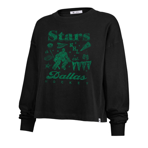 DALLAS STARS TEAM COLLAGE '47 SYDNEY LONG SLEEVE TEE WOMENS