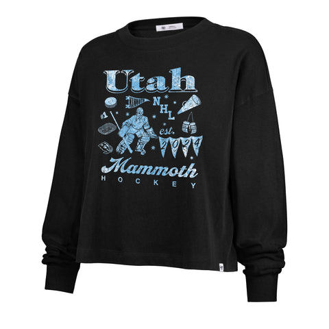 UTAH MAMMOTH TEAM COLLAGE '47 SYDNEY LONG SLEEVE TEE WOMENS