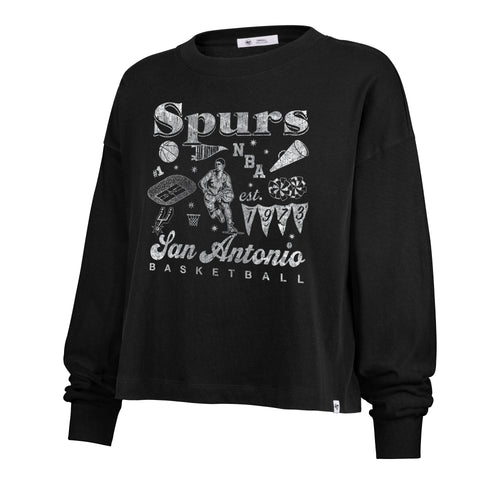 SAN ANTONIO SPURS TEAM COLLAGE '47 SYDNEY LONG SLEEVE TEE WOMENS