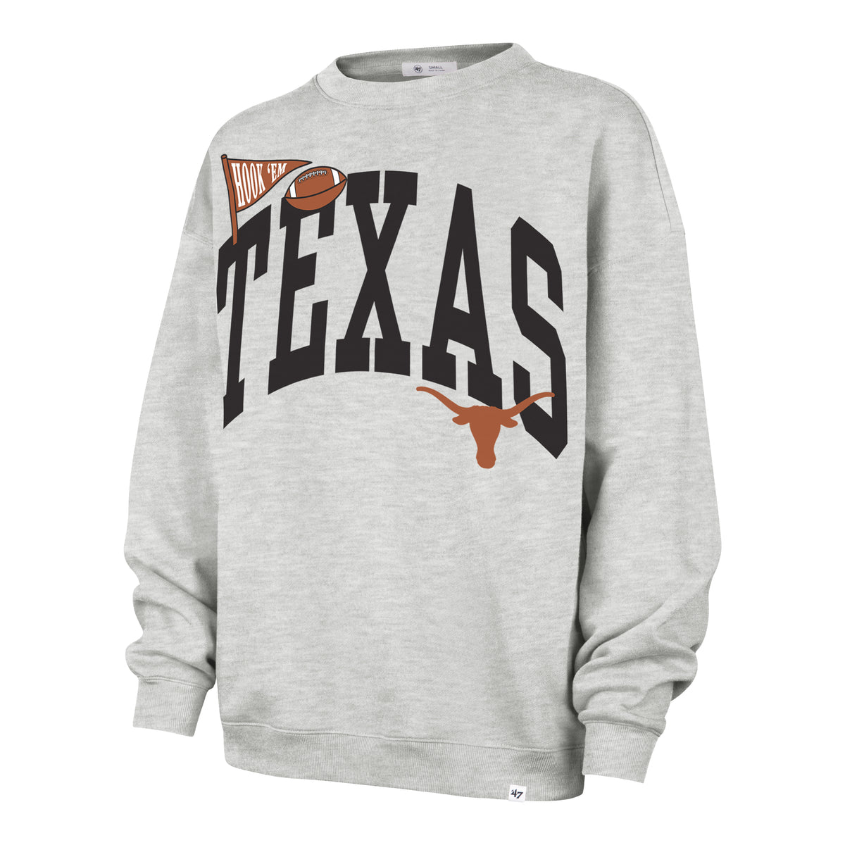 TEXAS LONGHORNS ARCHED ICON '47 OVERSIZED CREW WOMENS