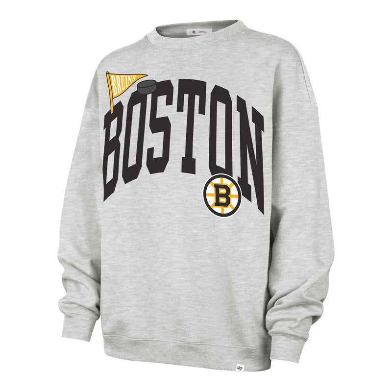 BOSTON BRUINS ARCHED ICON '47 OVERSIZED CREW WOMENS