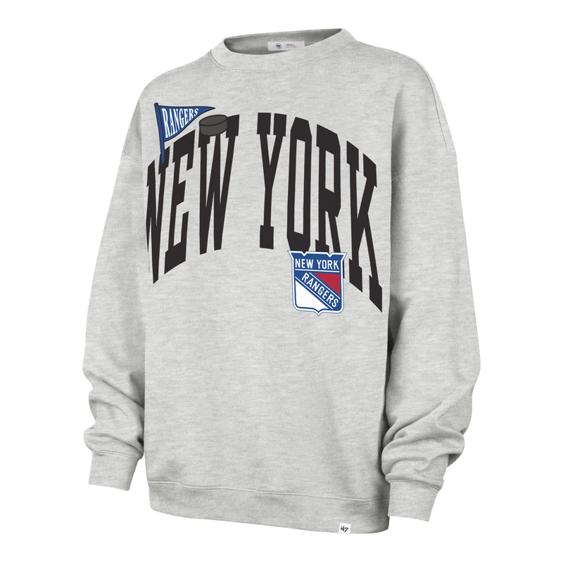 NEW YORK RANGERS ARCHED ICON '47 OVERSIZED CREW WOMENS