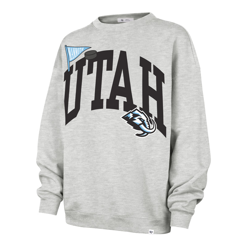 UTAH MAMMOTH ARCHED ICON '47 OVERSIZED CREW WOMENS