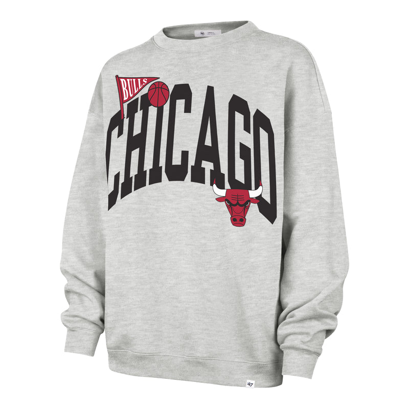 CHICAGO BULLS ARCHED ICON '47 OVERSIZED CREW WOMENS
