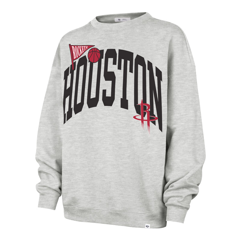 HOUSTON ROCKETS ARCHED ICON '47 OVERSIZED CREW WOMENS