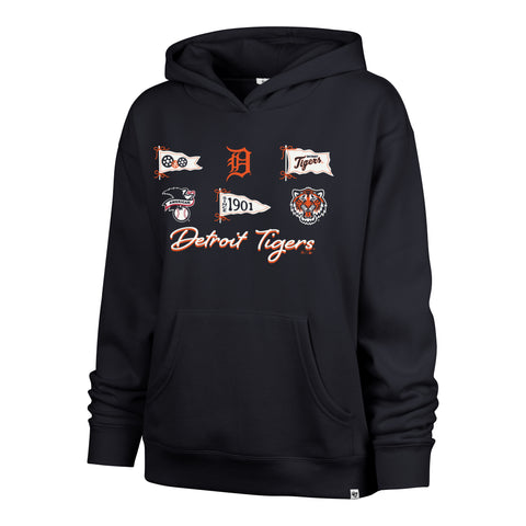 DETROIT TIGERS BOW AND BANNERS '47 NAOMI HOOD WOMENS
