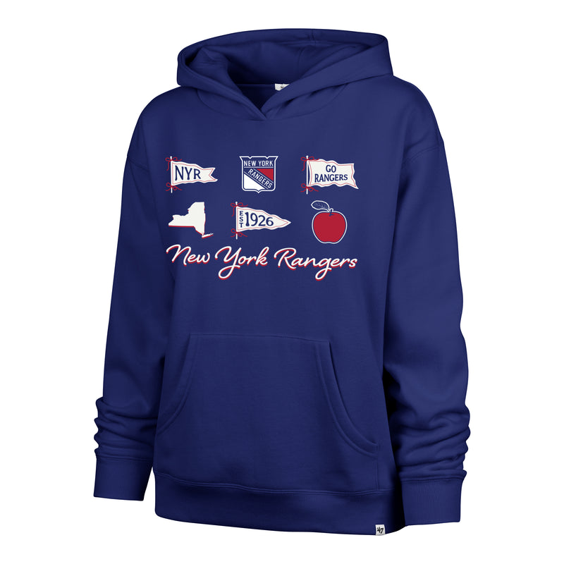 NEW YORK RANGERS BOW AND BANNERS '47 NAOMI HOOD WOMENS
