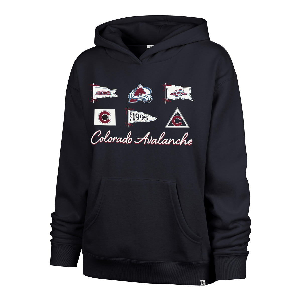 COLORADO AVALANCHE BOW AND BANNERS '47 NAOMI HOOD WOMENS