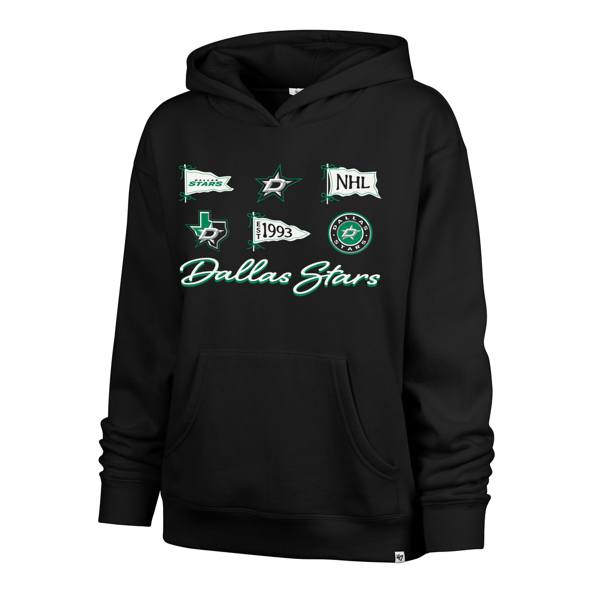 DALLAS STARS BOW AND BANNERS '47 NAOMI HOOD WOMENS